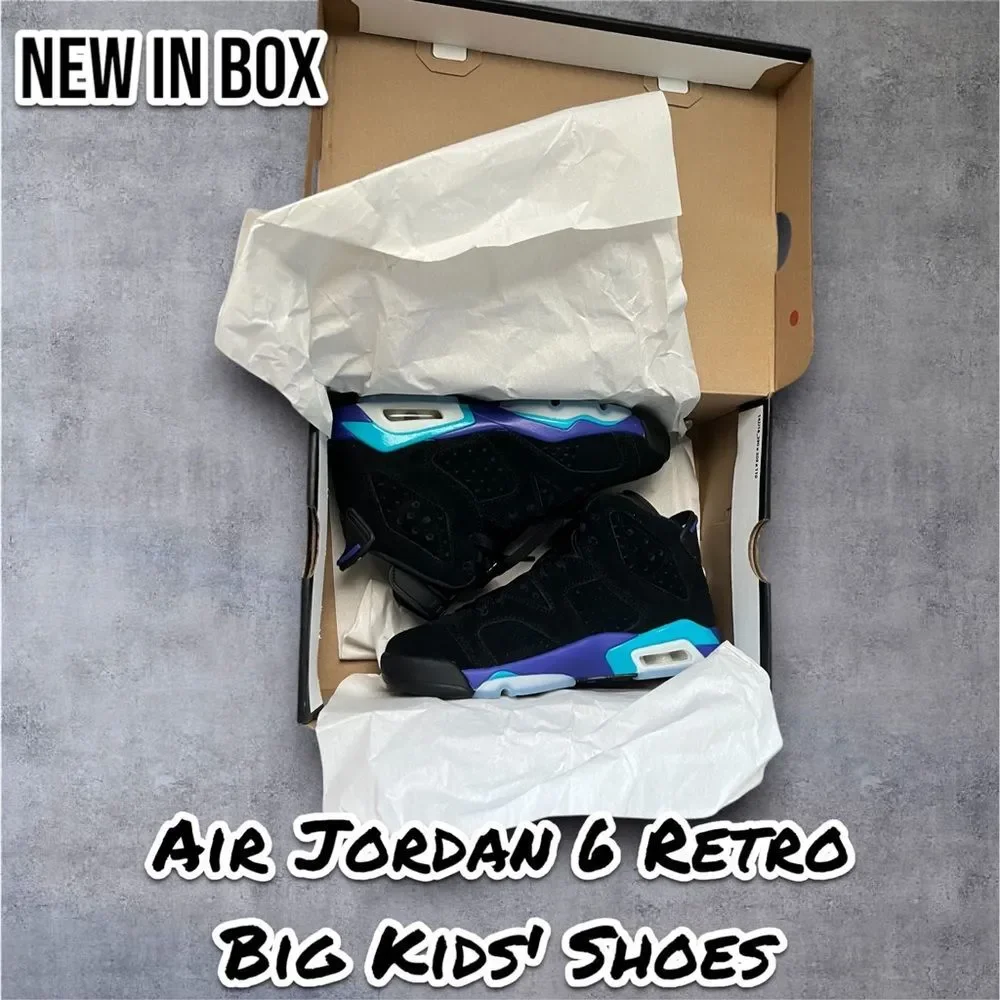 New in box Air Jordan 6 Retro Big Kids' Shoes